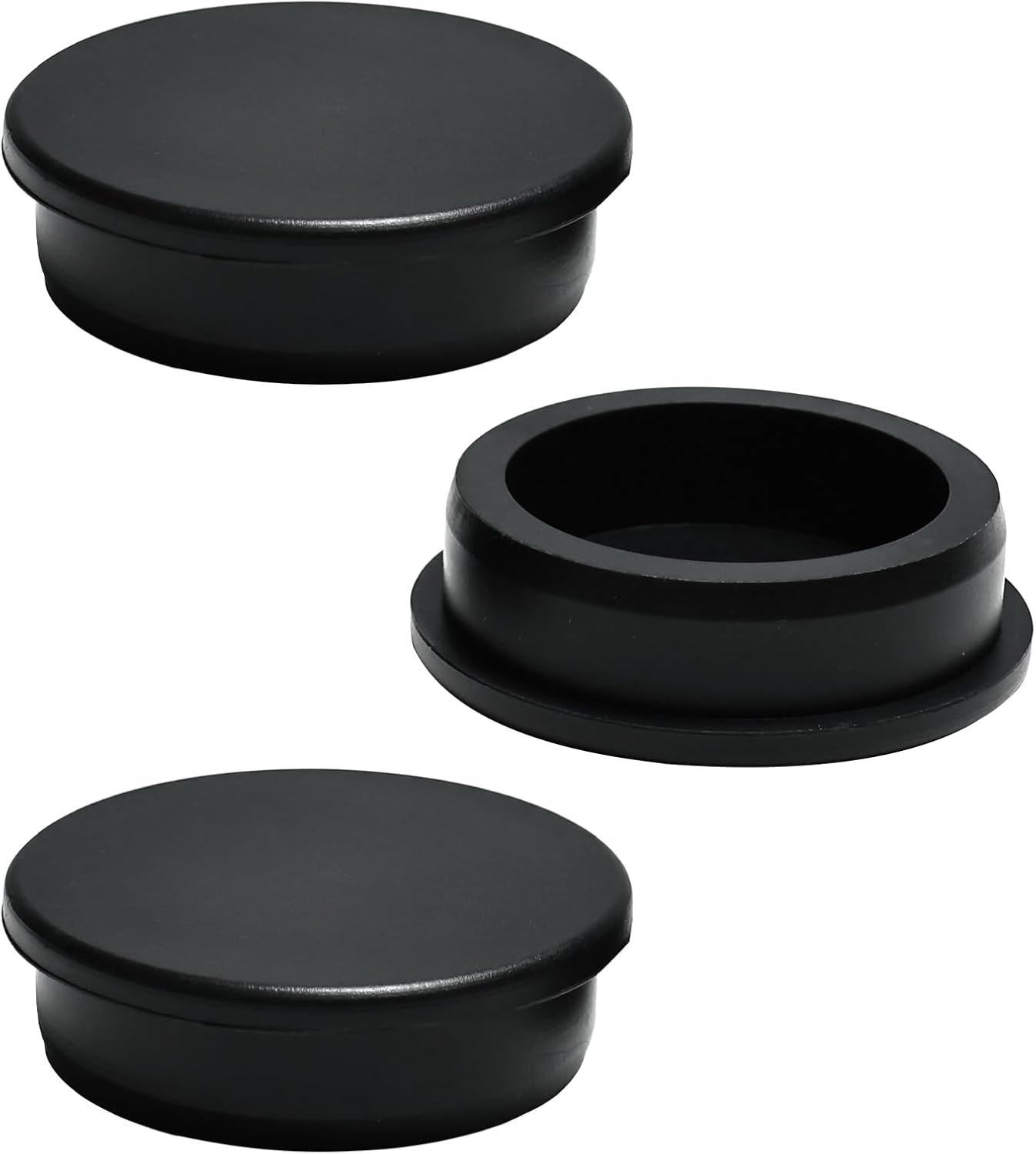 3 Pcs 51.3 mm/2 in Silicone Rubber Plug for 50.3-51.3mm Round Holes ...