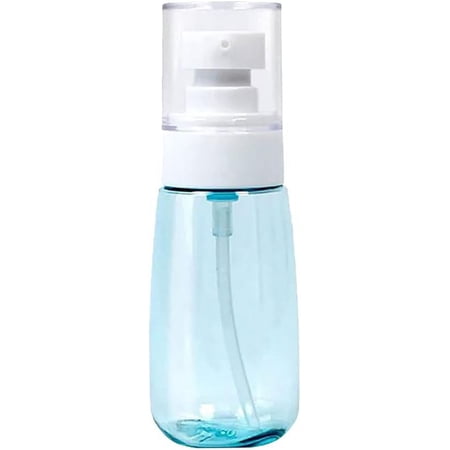 3 Pcs 60ml Plastic Spray Bottles Clear Empty Travel Bottle Fine Mist Spray Bottle Refillable Pump Spray Containers Portable Atomizer Bottles for Liquid Blue