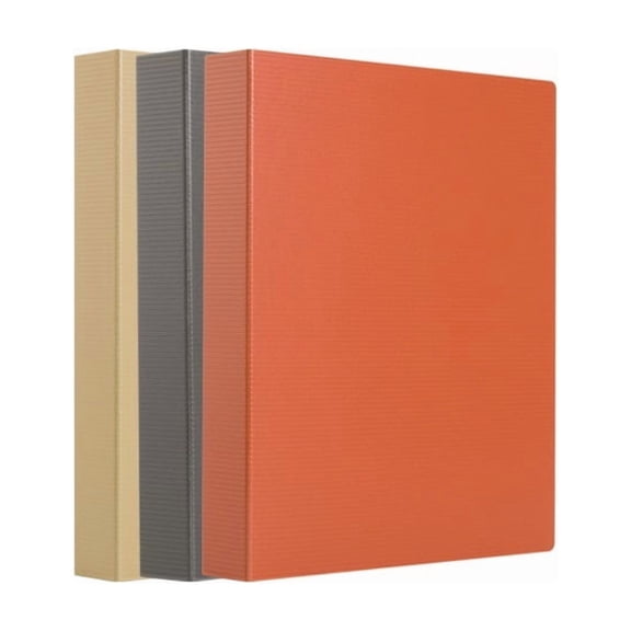 3 Pcs A5 Folder Large-capacity Two-hole Loose-leaf Folder Multifunctional Bills Data Storage Folder Office Supplies