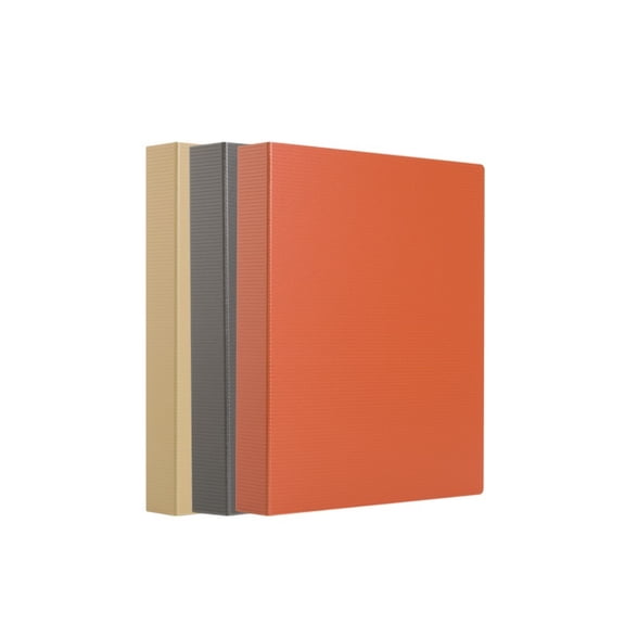 3 Pcs A5 Folder Large-capacity Two-hole Loose-leaf Folder Multifunctional Bills Data Storage Folder Office Supplies