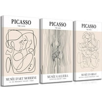 3 Pcs Abstract Gold Geometric Boho Canvas Wall Art Mid Century Modern Minimalist Aesthetic Luxury Metal Artwork Pictures Wall Decor Posters Prints for Living room Bedroom Office Home Decoration