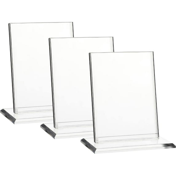 3 Pcs Acrylic Baseball Card Frame Display Stand Trading Card Display Clear Trading Card Holder Autographed Card for Standard Cards, Sports Cards, Trading Card, Sports Card()