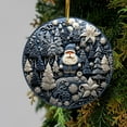 thumbnail image 1 of 3 Pcs Acrylic Christmas Decoration under $5! Xqxayjr Christmas Tree Round Ornament 8cm,2024 Holiday Hanging Decoration,Acrylic Christmas Gift for Family Friends Colleagues,Festive Tree Pendant for, 1 of 7