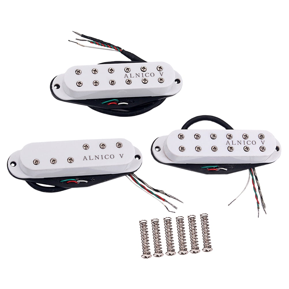 3 Pcs Alnico V Humbucker Guitar Middle Pickup Electric Guitar Pickups