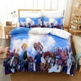 3 Pcs Anime Bedding Set，Cute Bed Duvet Cover,Cute Cartoon Duvet Cover