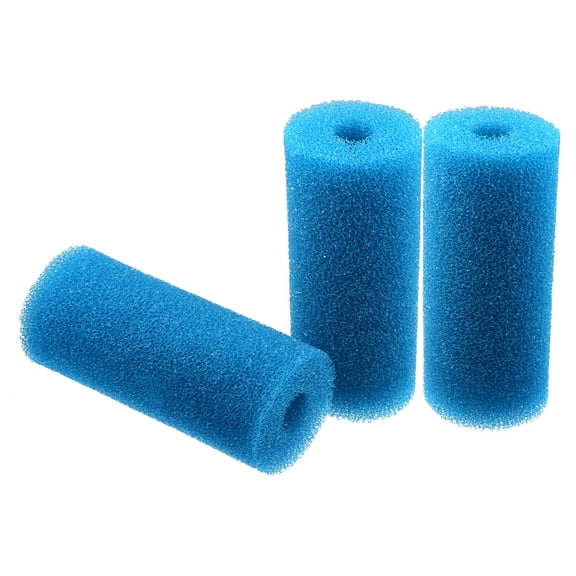 3 Pcs Aquarium Pre Filter Foam Roll Foam Sponge Roll Intake Filter for Fish Tank Blue 15x6.5x2cm