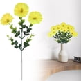 thumbnail image 1 of 3 Pcs Artificial Morning Glory Stem, 11.81X4.72 inch Faux Floral Spray, Greenery Flower Pick, Indoor Table Arrangement, Outdoor Patio Embellishment, Spring Home Accent, Vase Filler Decoration, 1 of 3