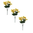 thumbnail image 1 of 3 Pcs Artificial Sunflower Bouquet, Yellow Sunflowers Artificial Flowers Mini Fake Sunflowers Bouquet with Stems for Home Decoration Party DIY Wedding Bouquets Baby Shower Outdoor Indoor Decoration, 1 of 8