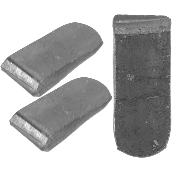 3 Pcs Ax Wedge Metal Axe Wedge Splitting Wedge Practical Wedge Hammer Accessory Wedge for Tool
