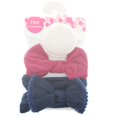 thumbnail image 1 of 3 Pcs Baby Girl Bowknot Elastic Headbands mixed Multi-color Ribbon Head Wraps Stretch Cute Bow Newborn Infant Toddler Party Hair Band Headwear Accessories, 1 of 7