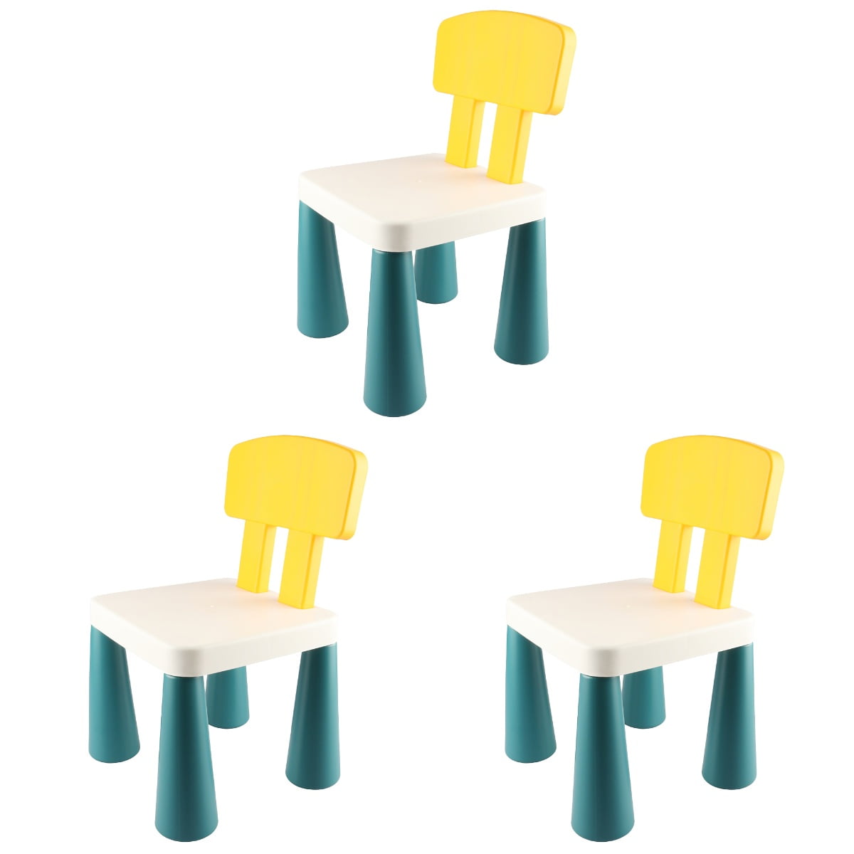 3 Pcs Baby's Assembled Educational Building Blocks Small Stool Safe