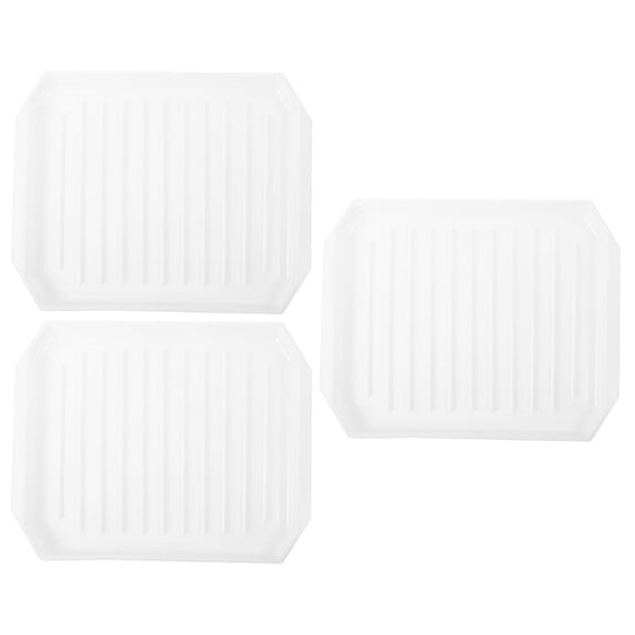 3 Pcs Baking Pans Veggie Tray Bacon Pan For Oven Bacon Tray for Microwave Oven Bacon Pan Microwave Bacon Pan