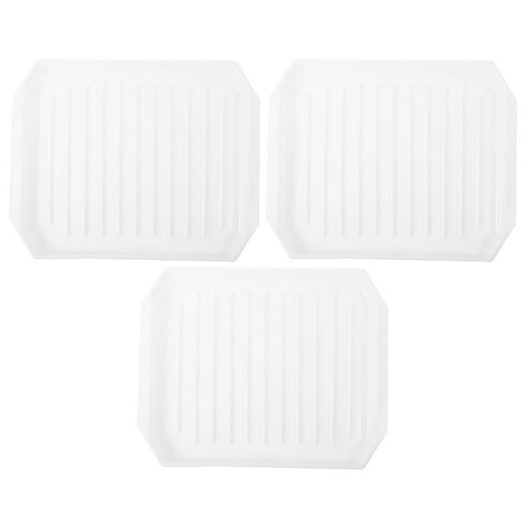 3 Pcs Veggie Tray Bacon up Roasting Pan Bacon Pan for Microwave Kitchen Bakeware Bacon Cooking Tool Bacon Oven Rack