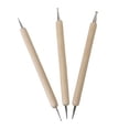 thumbnail image 1 of 3 Pcs Ball Styluses Tools Set for Embossing Pattern DIY Clay Sculpting Modeling, 1 of 5