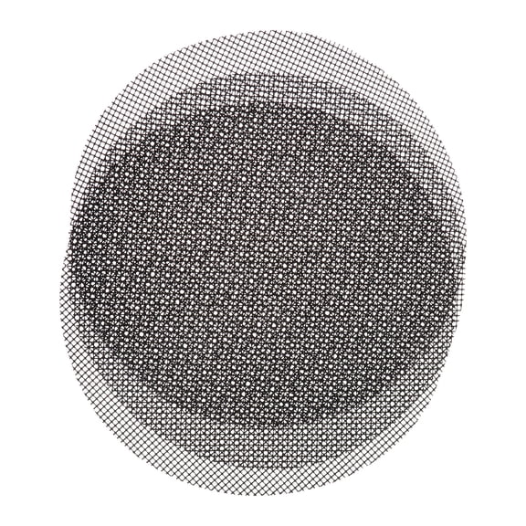 FUEENIRVA Set of 3 Non-Stick Black Mats, Lightweight Oven and Barbecue Cooking Pads