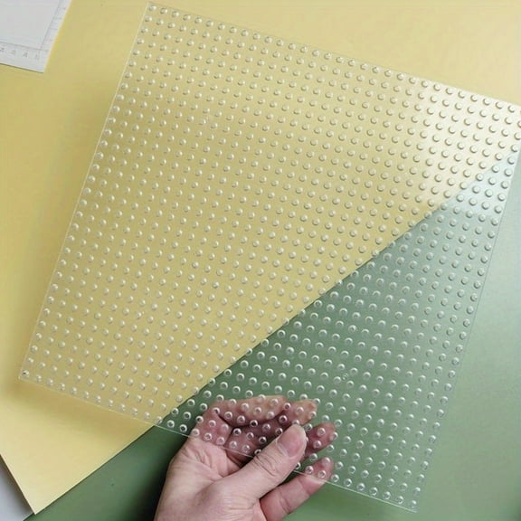 3 Pcs BasePlates Transparent Small Particle Building Block Plate Single Side DIY Bricks ABS Plastic Assembly Plate Child Toy