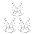 thumbnail image 1 of 3 Pcs Baseball Holders for Balls Acrylic Small Ball Transparent Display Stand, 1 of 7