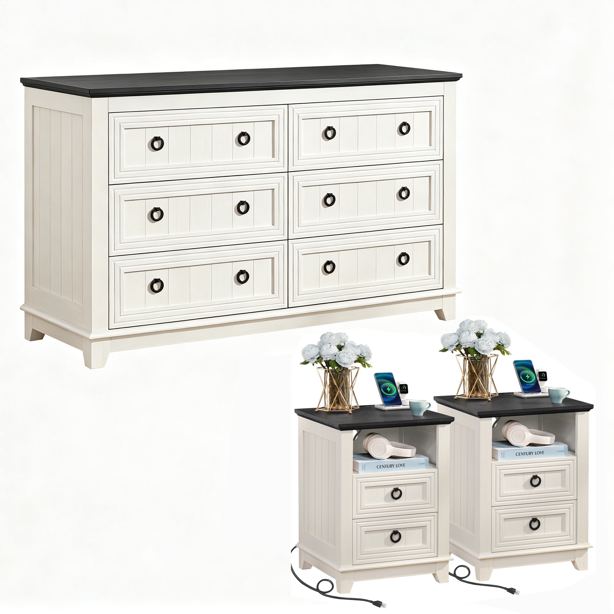 big lots white dresser Citrus Heights - Triple in cushioned seat that lifts to reveal hidden storage 3 Pcs Bedroom Furniture Sets,