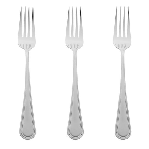 3 Pcs Big Fork Suit Metal Stainless Steel Salad Serving Utensils Fsthers Day Gift