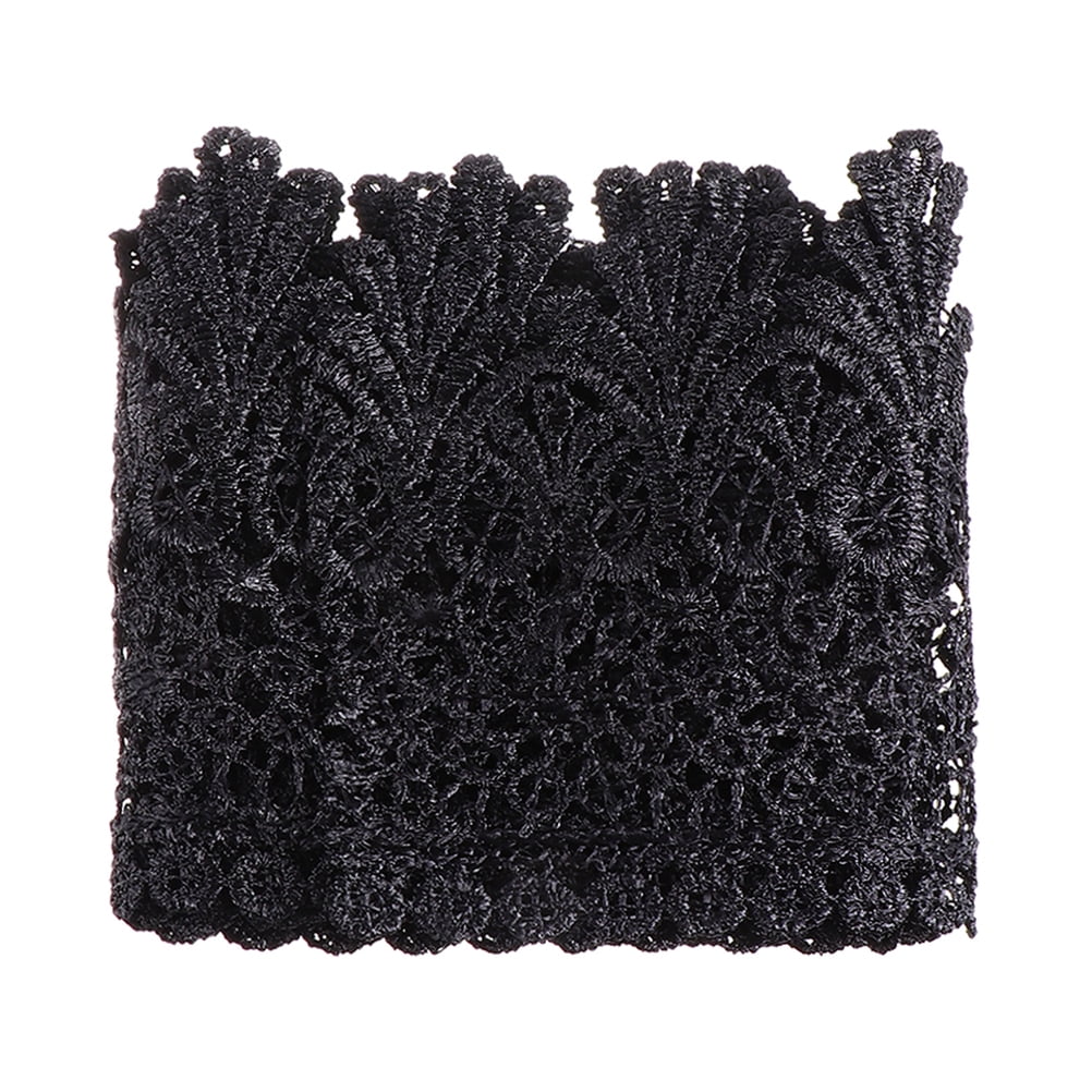 3 Pcs Black Lace Fabric Vintage Ribbon Similar to Decorative