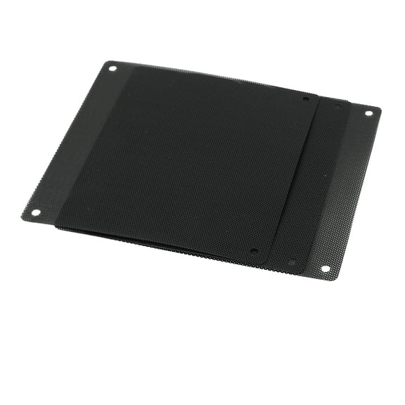 3 Pcs Black PC Fan Dust Filter Plastic Dustproof Computer Case Mesh 140x140mm