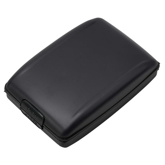 3 Pcs Black Stainless Steel Wallet Holder RFID Security Technology Anti-theft Aluminum Alloy Wallets 6 Credit Cards Clip Fashion Mens Wallet