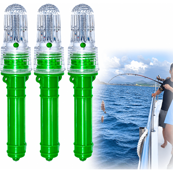 3 Pcs Boat Flares, Electronic Boat Flares Coast Guard Approved Marine, Waterproof Boa-t Safety Kit Emergency Signals for Fishing Nets, Buoys, Boats