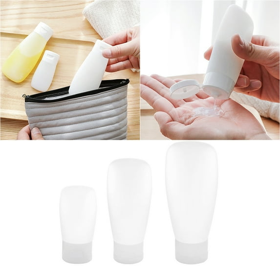 3 Pcs Body Lotion Storage Bottle Liquid Containers Shampoo Container Circulation Wash Bottle for Storaging Travel