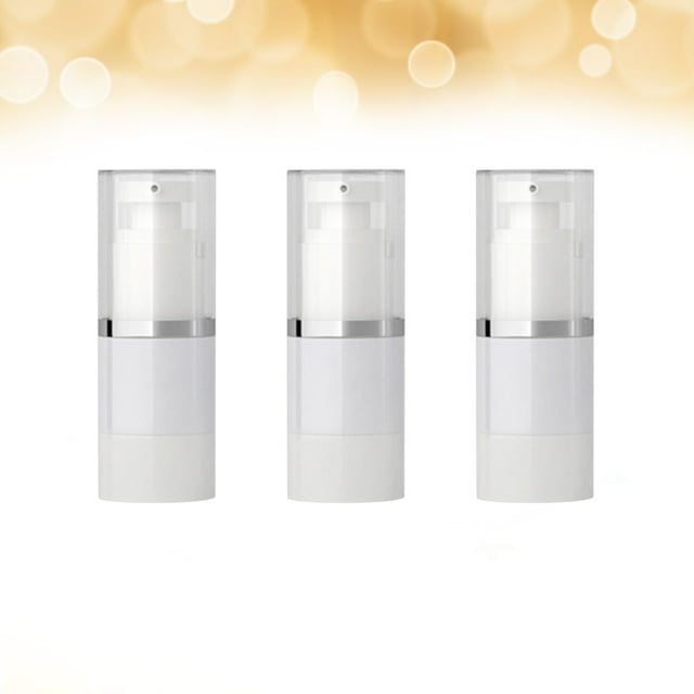 3 Pcs Bottle with Pump Lotion Bottle Lotion Travel Container Refillable