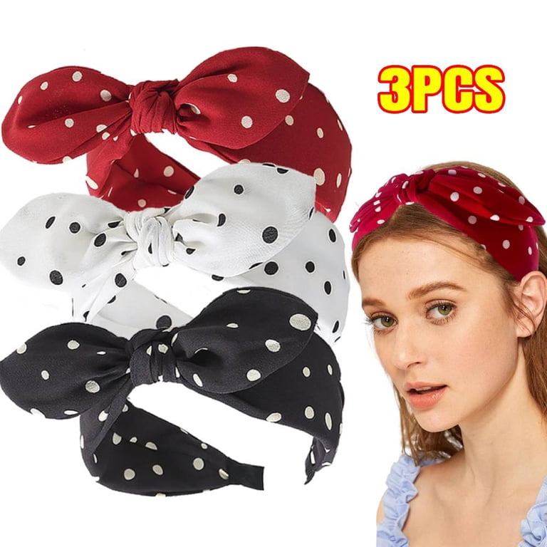 3pcs Stylish Knotted Headband Amazon.com : Beavorty 3pcs Denim Knotted Headband for Women  main image 4