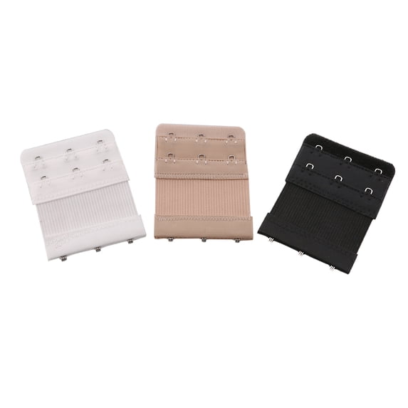 3 Pcs Bra Extenders 4 Hook Plus Size Strap Underwear