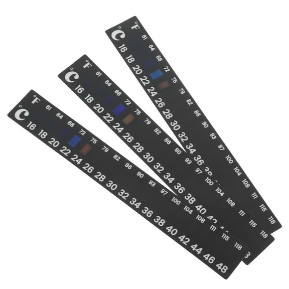 3 Pcs Brewing Thermometer Sticker Thermometer Sticker Brewing Thermometer Stick on Fermentation Jar Sticker