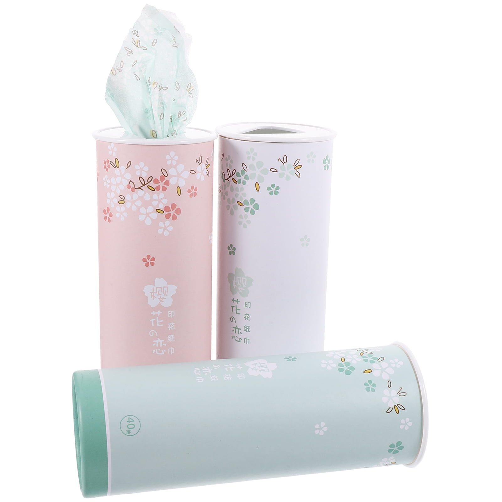 3 Pcs Business Desk Decor for Office Car Tissues 40 Packs Gift Printing Paper Travel
