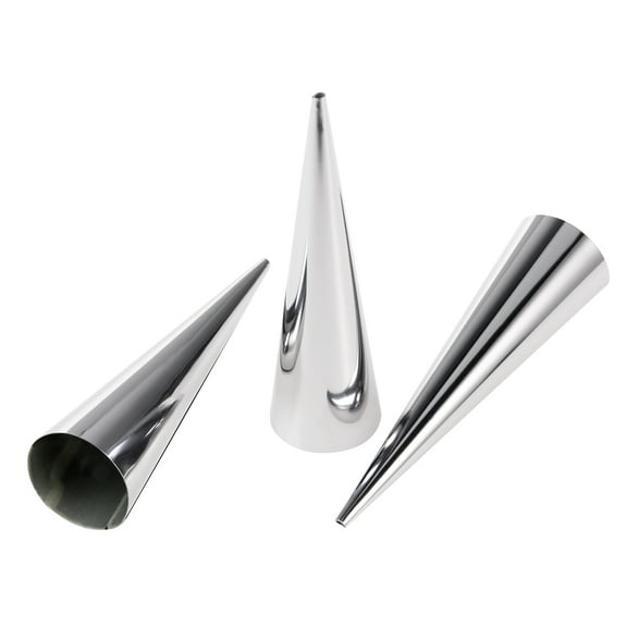 REOFLYUP Bakery Molds Silver 3Pcs 4.8X1.4X1.4in