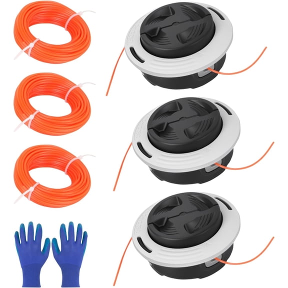 3 Pcs C26-2 Trimmer Head Compatible with Sti hl AutoCut C26-2 FS55, FS56, FS70, FS91, FS131 and More, Dual Line Nylon Trimmer Heads for Lawn Trimming, Weed Ea TER and Brush Cutters