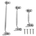 3 Pcs Cabin Hook Stainless Steel Eye Latch Heavy Duty Lock Hook Eye Latches