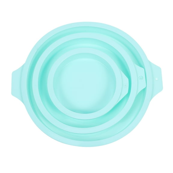 Worgeous 3Pcs Layered Mousse Silicone Molds Round Cake Pans DIY Cookie Molds Kitchen Baking Tools