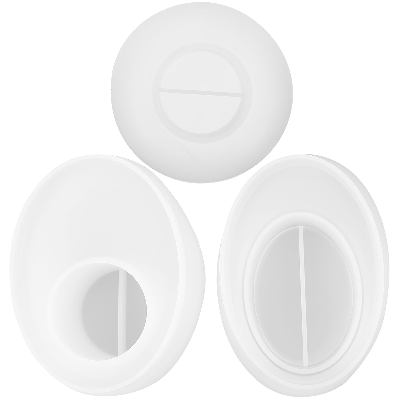 3 Pcs Candlestick Mold Decorate DIY Candle Holder Hold Molds for