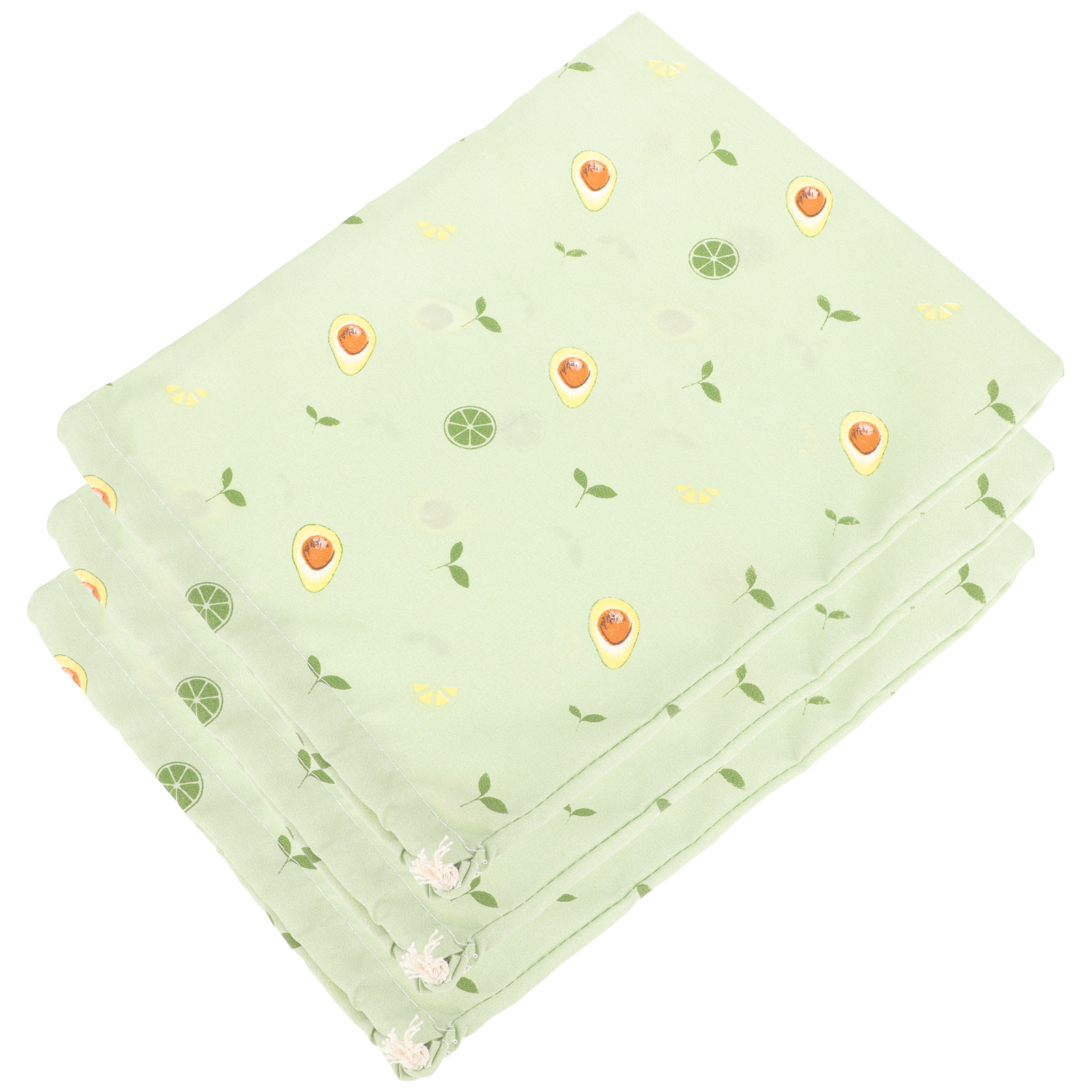 3 Pcs Canvas Drawstring Bag Drawstring Bags Small Christmas Guft Bags