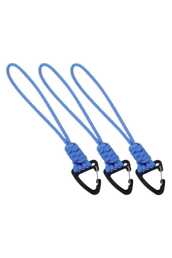 3 Pcs Car Key Chain Lanyards Multi-functional Keychain Lanyard Hook Outdoor Hand Wrist Strap