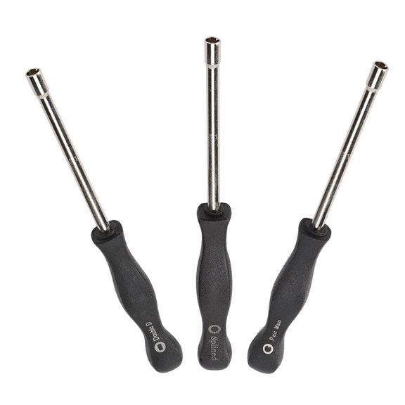 3 Pcs Carburetor Adjusting Tool Set Carb Tuning Screwdrivers Pac Man Double D Splined Engine Repair