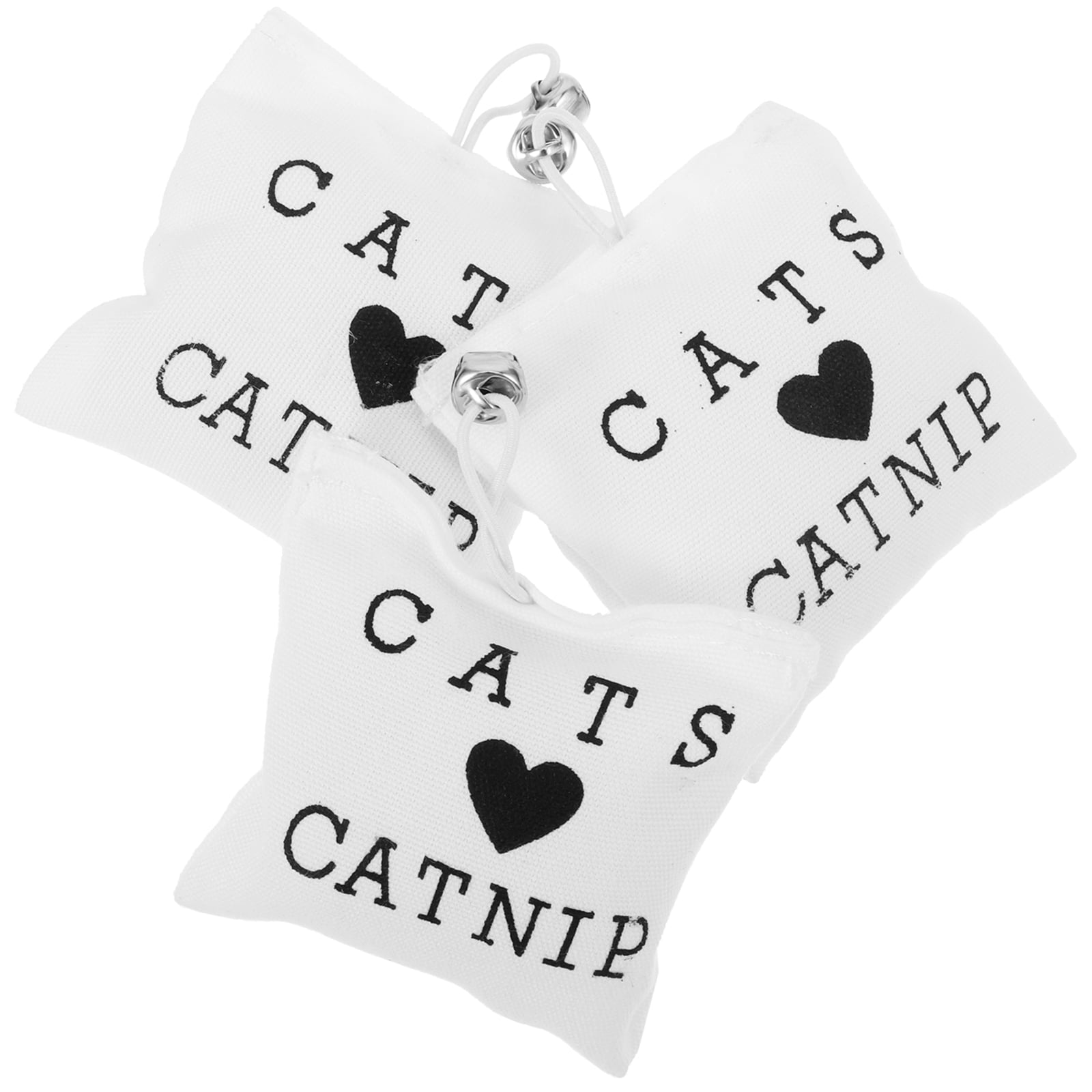 3 Pcs Cat Nip Sack Catnip Bags for Cats Toy Balls Refillable