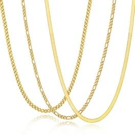Finest Gold Sterling Silver mm Diamond-Cut Rope Chain with