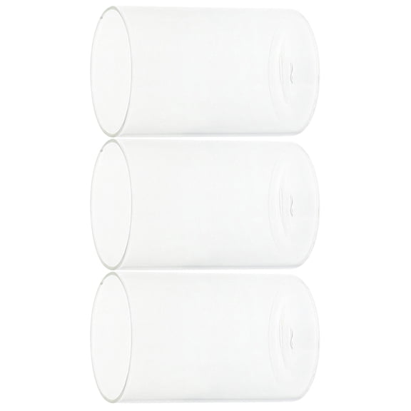 NIAIZEK Clear Glass Candle Holders Set of 3, Decor Containers for Candles, Elegant and