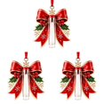 thumbnail image 1 of 3 Pcs Christmas Cash Gift Ornaments, Acrylic Money Holders for Tree Decor, Christmas Holder Ornaments, Festive Storage Hanging Charms, Money Holder Pendants, Decorative Gift‑Keeping Trinkets, 1 of 3