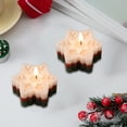 thumbnail image 1 of 3 Pcs Christmas Snowflake Candles Decorations Winter Trendy Candles Snowflake Shaped Wax Aesthetic Gifts for Christmas Home Birthday Wedding Table Party Decorations Party Supplies, 1 of 6