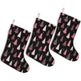 thumbnail image 1 of 3 Pcs Christmas Stockings,Black and Pink Christmas Tree Pattern Stockings Christmas,14.8'' Xmas Stockings,Christmas Party Favors,Christmas Party Decorations,Christmas Stockings Personalized, 1 of 5