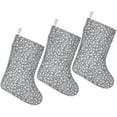 thumbnail image 1 of 3 Pcs Christmas Stockings,Gray Christmas Snowflake Pattern Stockings Christmas,14.8'' Xmas Stockings,Christmas Party Favors,Christmas Party Decorations,Christmas Stockings Personalized, 1 of 5