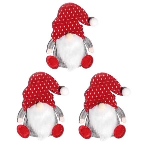 3 Pcs Christmas Tableware Holders Set, Knife and Fork Bags Covers for Thanksgiving New Year Christmas Party Decorations Xmas Dinner Table Decor Ornaments