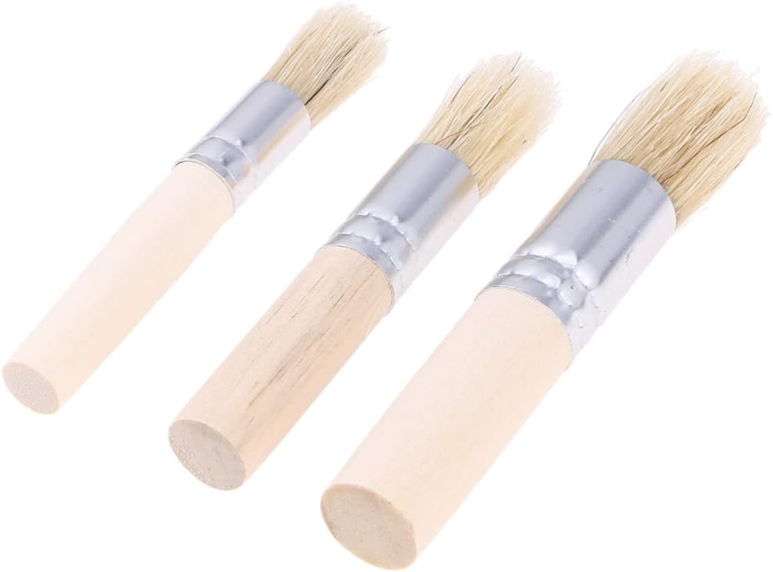 3 Pcs Circle Stencil Stencils for Crafts Natural Hair Brush Painting